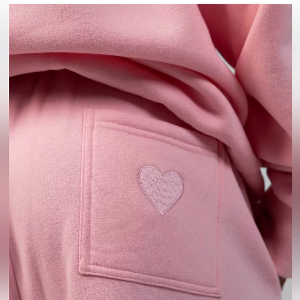 Comfrt Love Collection Sweatpants in Petal Pink - Picture 10 of 15